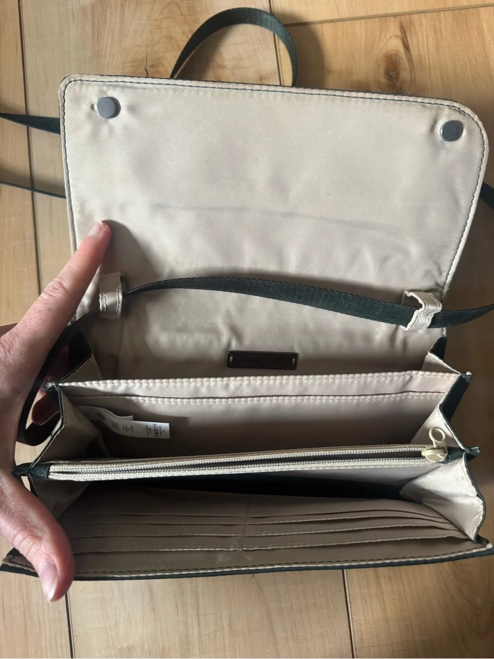 Lululemon Dark Green Crossbody Wallet Bag Purse